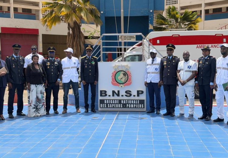 Visite à l’état major de la Brigade Nationale des sapeurs Pompiers.